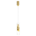 Фото 3 Светильник подвесной Crystal Lux PRIMAVERA SP1 GOLD