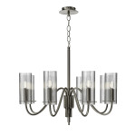 Фото SL2005.103.08 Светильник подвесной ST-Luce никиль/прозрачный E14 8*40W САНТОРИ