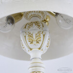 Фото 1 Настольная лампа с косятным фарфором AL78100L/25 WMG Pair Bohemia Ivele Crystal