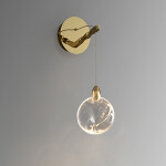 Фото 3 Настенный светильник MT9176-1WB titanium gold