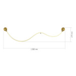 Фото 1 SL6118.301.01 Светильник настенный ST-Luce Латунь/Белый LED 1*20W 4000K MARLOW