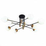 Фото 4 SL1203.402.08 Люстра потолочная ST-Luce Бронза,Черный/Белый E27 8*40W LIMANO