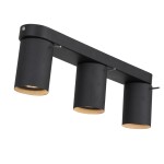 Фото 1 SL597.401.03 Спот ST-Luce Черный, Хром/Черный GU10 LED 3*3W Потолочные светильники