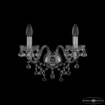 Фото 3 Бра хрустальные 1409B/2/160 Ni Bohemia Ivele Crystal