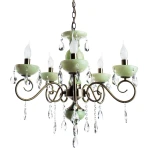 Фото Подвесная люстра Arte Lamp ONYX GREEN A9592LM-5AB