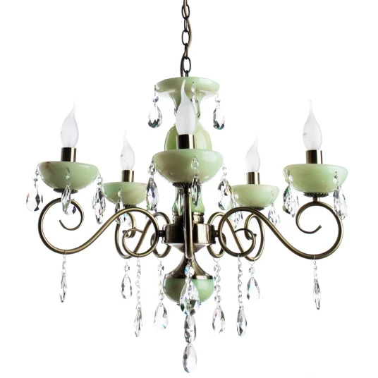 Фото Подвесная люстра Arte Lamp ONYX GREEN A9592LM-5AB