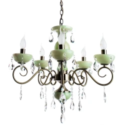 Фото Подвесная люстра Arte Lamp ONYX GREEN A9592LM-5AB