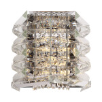 Фото SL6137.101.02 Светильник настенный ST-Luce никель/прозрачный E14 2*40W СТРОЦЦИ