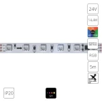 Фото Светодиодная лента 24V 14,4W/m (на канал 4,8W/m) RGB 5м IP20 Arte Lamp SPI A2406010-05-RGB