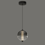 Фото 3 Подвесной светильник MD24022079-1A black/smoky