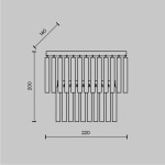 Фото 3 Настенный светильник (бра) Maytoni MOD093WL-01BS