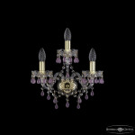 Фото 2 Бра хрустальные 1410B/2+1/141 G V7010 Bohemia Ivele Crystal