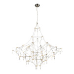 Фото SL6601.113.114 Светильник подвесной ST-Luce Хром/Прозрачный LED 114*0,5W 3000K ГРАВЕТТА