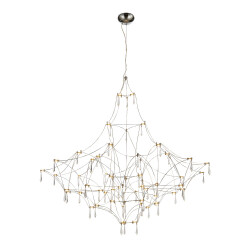 Фото SL6601.113.114 Светильник подвесной ST-Luce Хром/Прозрачный LED 114*0,5W 3000K ГРАВЕТТА