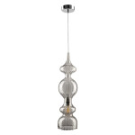 Фото 4 Светильник подвесной Crystal Lux IRIS SP1 A SMOKE