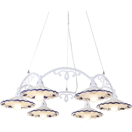 Фото Подвесная люстра Arte Lamp ANNA A6473LM-6WH