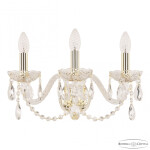 Фото 2 Бра хрустальные 101B/3/165 G Bohemia Ivele Crystal