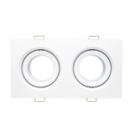 Фото 4 ST255.528.02 Св-к встр. Белый GU10 2*50W  IP65 L180xW90xH40 220V Без ламп Встраиваемые светильники