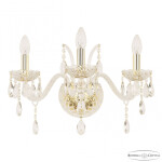 Фото 1 Бра хрустальные 105B/3/165 G Bohemia Ivele Crystal