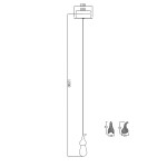 Фото 1 Подвесной светильник OMG07287-1 C1 gold