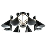 Фото Потолочная люстра Arte Lamp WELLINGTON A2711PL-8BK