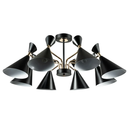 Фото Потолочная люстра Arte Lamp WELLINGTON A2711PL-8BK