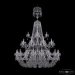 Фото 3 Люстра хрустальная 1409/20+10+5/530/XL-203/3d Ni
