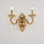 Фото 1 Бра с хрустальными подвесками AL7801B10/2/175 B G Bohemia Ivele Crystal