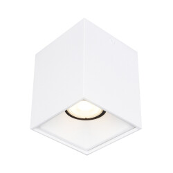 Фото ST168.502.01 Светильник потолочный Белый GU10 1*50W IP20 L82,5xW82,5xH104 220V Без ламп Накладные светильники