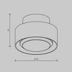 Фото 1 Потолочный светильник Technical C092CL-GX53-W