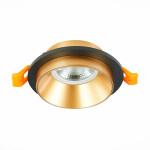 Фото 3 ST206.248.01 Св-к встр. Черный GU10 1*50W  IP20 D92xH38 220V Без ламп Встраиваемые светильники