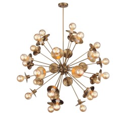 Фото SL1111.303.30 Светильник подвесной ST-Luce Латунь E27 30*40W ГРИДО