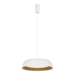 Фото SLE1812-503-01 Светильник подвесной Белый, Древесный/белая LED 1*30W 4000K MUSE