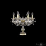 Фото 1 Настольная лампа хрустальная 1402L/6/141-39 G