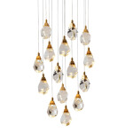 Фото 1 Подвесной светильник 9701P/15R brass