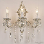 Фото 4 Бра хрустальные AL7801B15/3/175 B WMG Bohemia Ivele Crystal