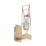 Фото 4 SL815.201.01 Бра ST-Luce Матовое золото/Матовое золото, Прозрачный LED 1*6W 4000K PROGETTO