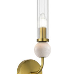 Фото 2 SL1244.301.01 Светильник настенный ST-Luce латунь/прозрачный E14 1*40W МЕДЕА