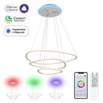 Фото 3 CL731A330E Неон Белый Смарт RGB Св-к Люстра