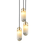 Фото 7 Подвесной светильник MT9056-3H brass