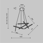 Фото 3 Подвесной светильник Maytoni MOD016PL-L80WK