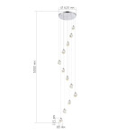 Фото 1 SL6114.103.12 Светильник подвесной ST-Luce Хром/Прозрачный LED 12*3W 3000K CASCATO