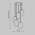 Фото 3 Подвесной светильник Freya FR1012PL-05BS