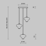 Фото 2 Подвесной светильник Maytoni MOD359PL-L17BS3K
