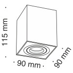 Фото 1 Потолочный светильник Technical C017CL-01S