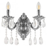 Фото 5 Бра с хрустальными подвесками AL7801B10/2/175 A Ni Bohemia Ivele Crystal