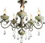 Фото Потолочная люстра Arte Lamp ONYX GREEN A9592PL-5AB