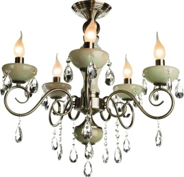 Фото Потолочная люстра Arte Lamp ONYX GREEN A9592PL-5AB
