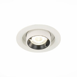 Фото ST702.238.12 Св-к встр. Белый LED 1*12W 3000K 900Lm Ra80 24° IP20 D90xH92 180-240V Встраиваемые светильники