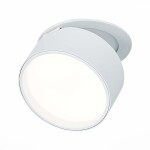 Фото 2 ST651.548.09 Встраиваемый поворотный светильник Белый LED 1*9W 4000K 720Lm Ra>90 120° IP20 D85xH68 1 Встраиваемые светильники